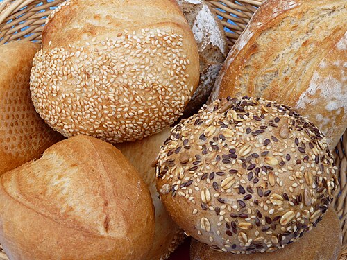 Freshly baked bread