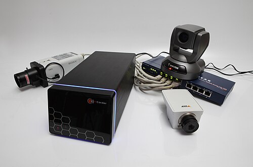 Connected security camera