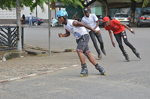 Roller skating