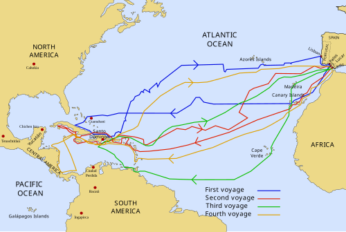 Columbus reaches the Americas