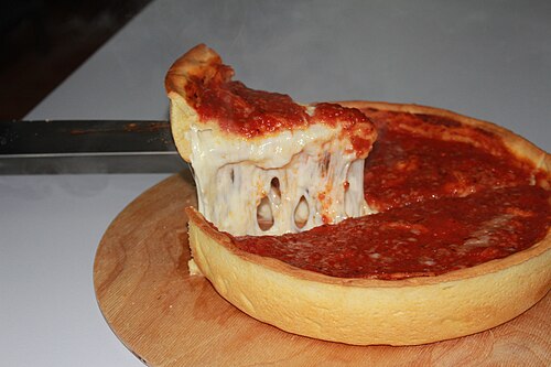 Chicago Deep-Dish Pizza